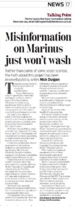 My Response to Minister Duigan’s opinion piece in The Mercury 29 April 2026