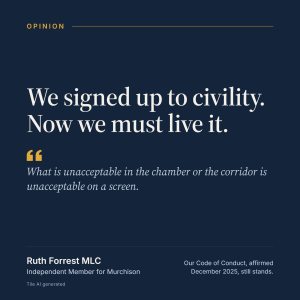 We all signed up to civility. Now we must live it.