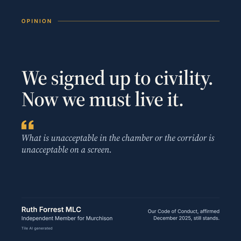 We all signed up to civility. Now we must live it.